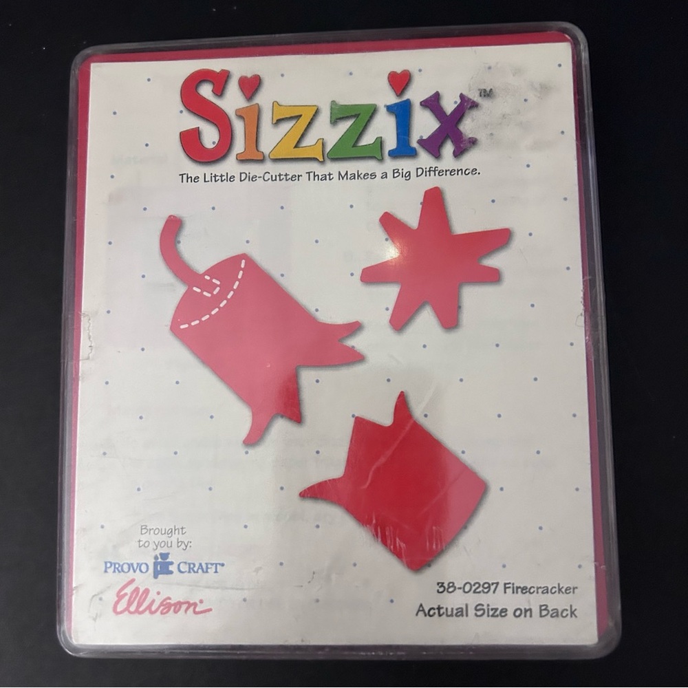 Sizzix Originals die - firecracker